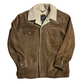 90’s Gap Sherpa Lined Suede Trucker Jacket - XLarge - 26" x 33.5"