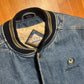 90’s Gear for Sports Denim Varsity Bomber Jacket - XLarge - 25" x 26.5"
