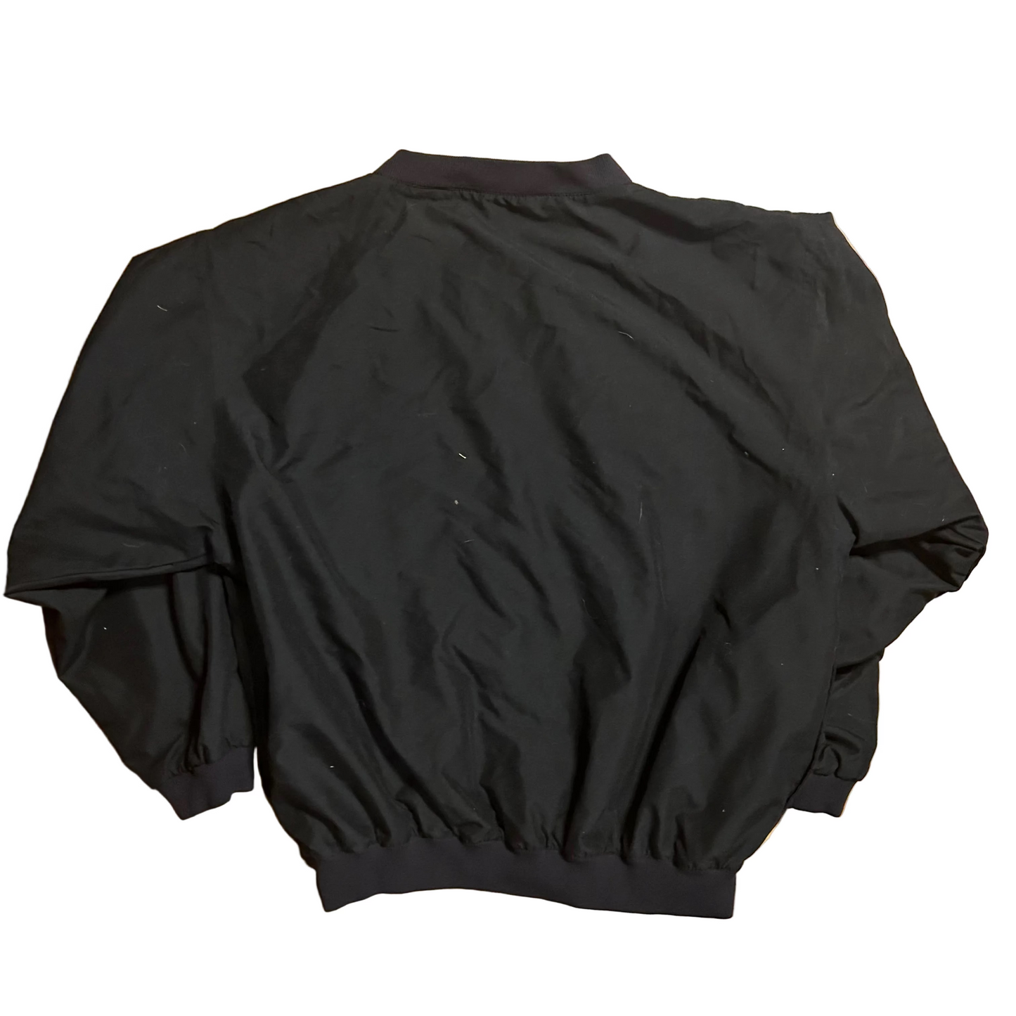 Tri Mountain Vanguard Pullover Windbreaker Black Jacket - XLarge - 25" x 26.5"