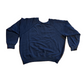90's Bassett Walker Navy Blue Blank Crewneck Sweatshirt - Large - 23" x 20"