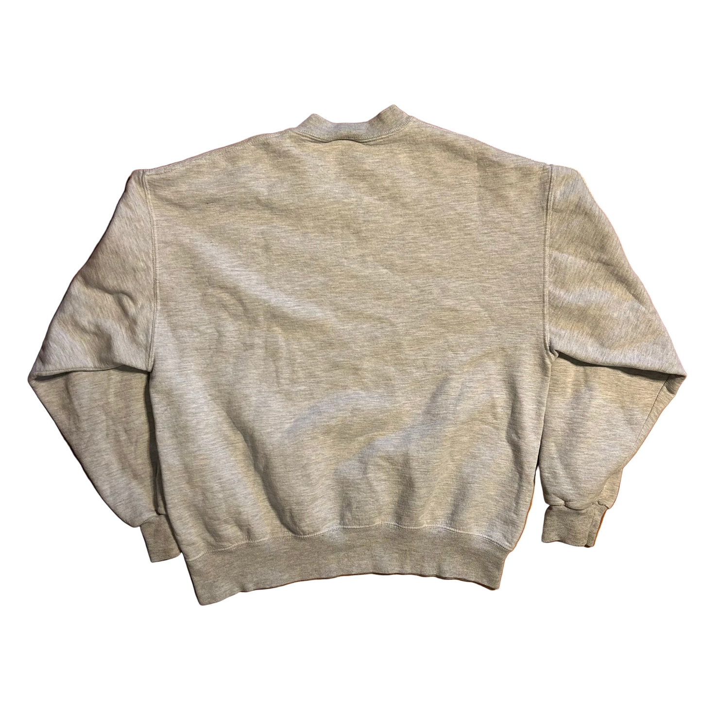 2001 Jerzees Channel Pub Drinking Team Grey Crewneck Sweatshirt - Large - 22" x 24"