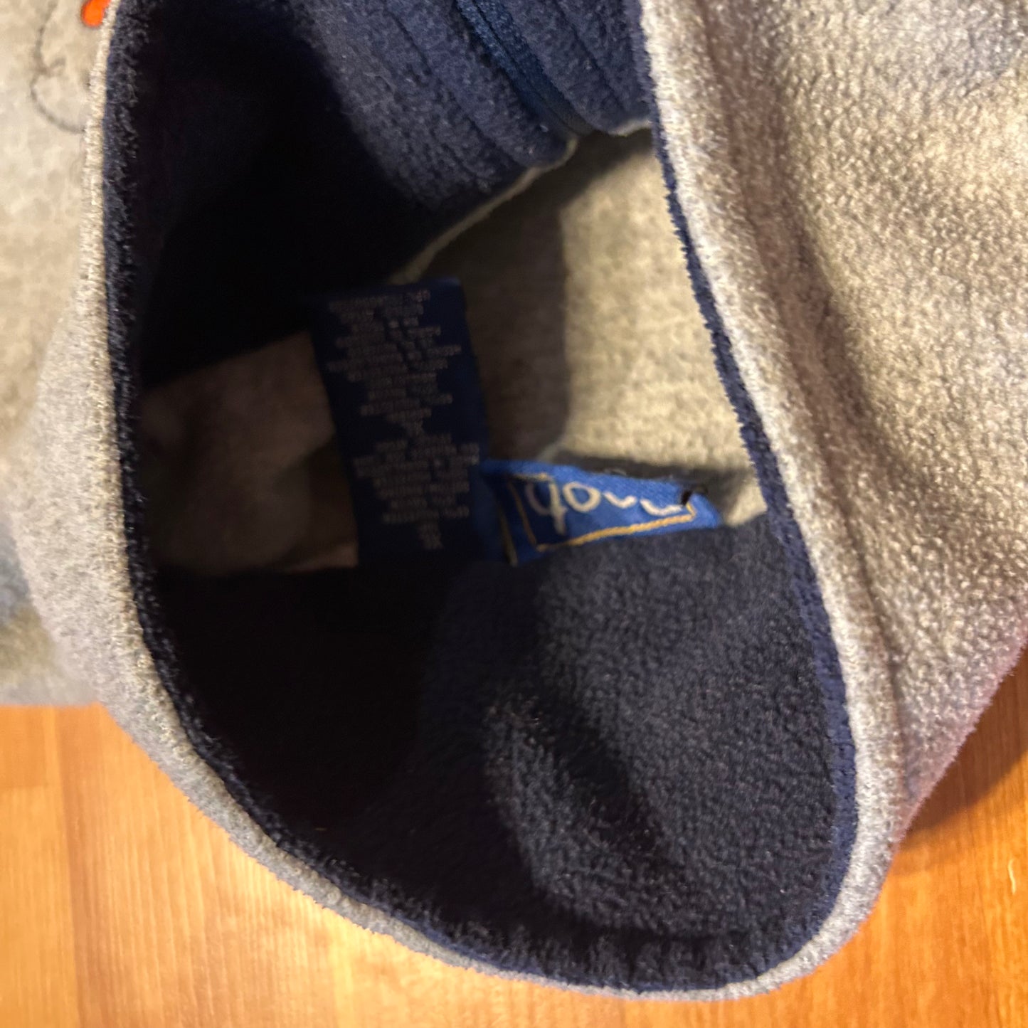 Pooh Tigger Grey Black Quarter Zip Fleece Sweatshirt - XLarge - 25" x 27"