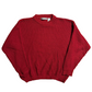 80’s Fenn Wright Basix Ramie Cotton Chunky Knit Red Sweater - XLarge - 25" x 28"