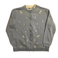 Baxter Wells Light Blue Floral Cardigan Sweater - Large - 23.5" x 28"