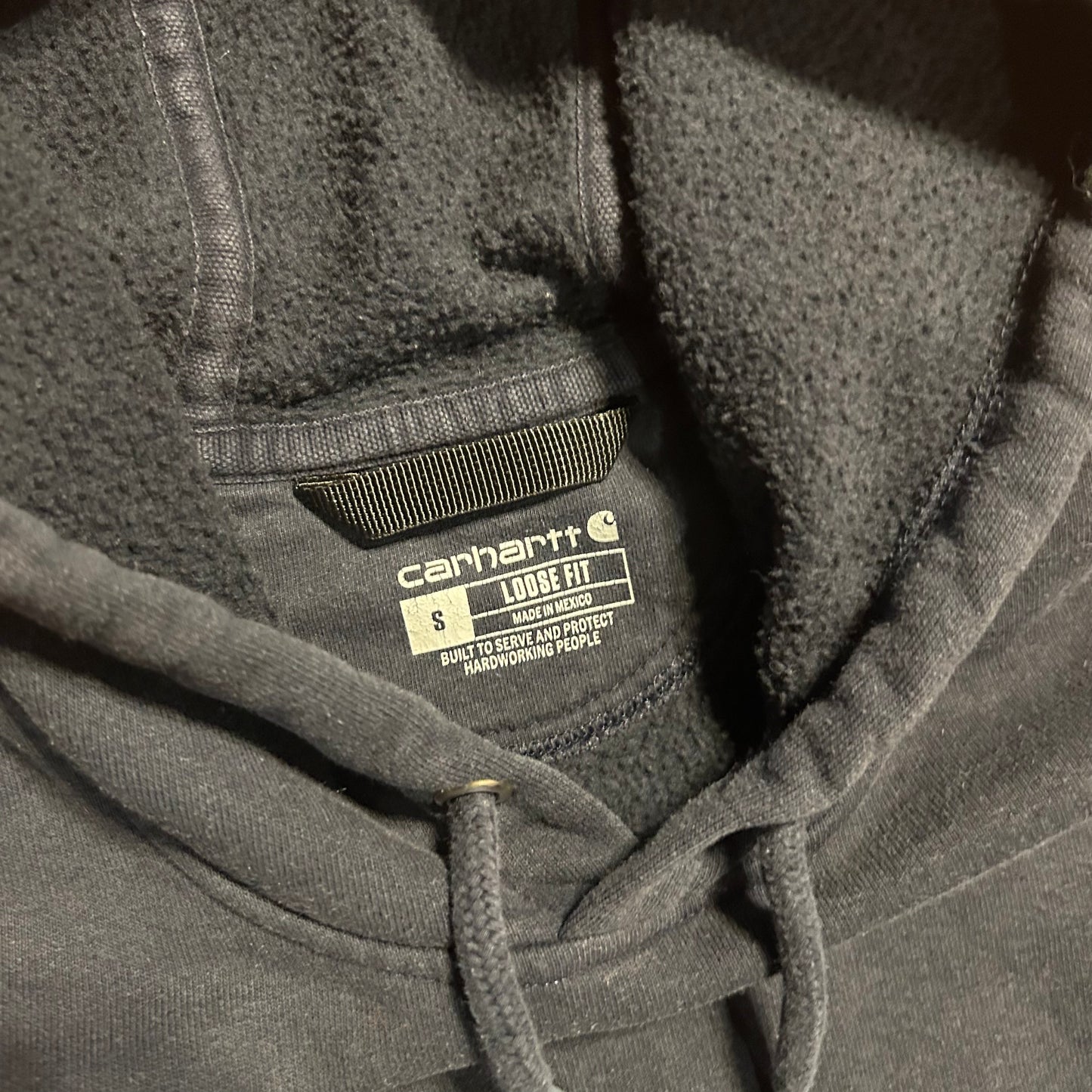 Carphartt Carhartt Blue Hoodie Sweatshirt - Medium - 21.5" x 28.5"