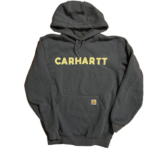 Carphartt Carhartt Blue Hoodie Sweatshirt - Large - 22" x 28"