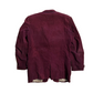 Corduroy Maroon Burgundy Suit Jacket Sports Coat - Medium - 20" x 29"