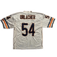 Chicago Bears Brian Urlacher Road White NFL Football Jersey - XLarge - 24" x 30"