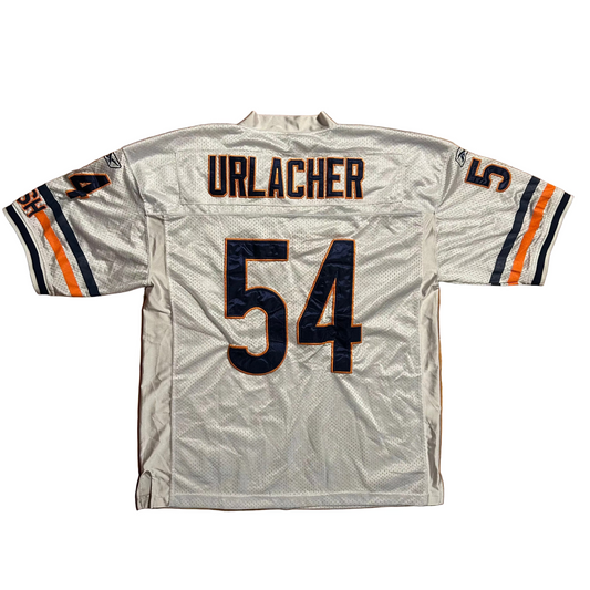 Chicago Bears Brian Urlacher Road White NFL Football Jersey - XLarge - 24" x 30"