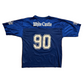 White Castle Augusta Sportswear Blue Football Jersey - Large - 22" x 27"