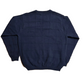 Izod Cotton Navy Blue Sweater - Large - 23.5" x 27.5"