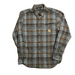 Carhartt Carphartt Blue Plaid Button Up Shirt - Large - 22" x 30"