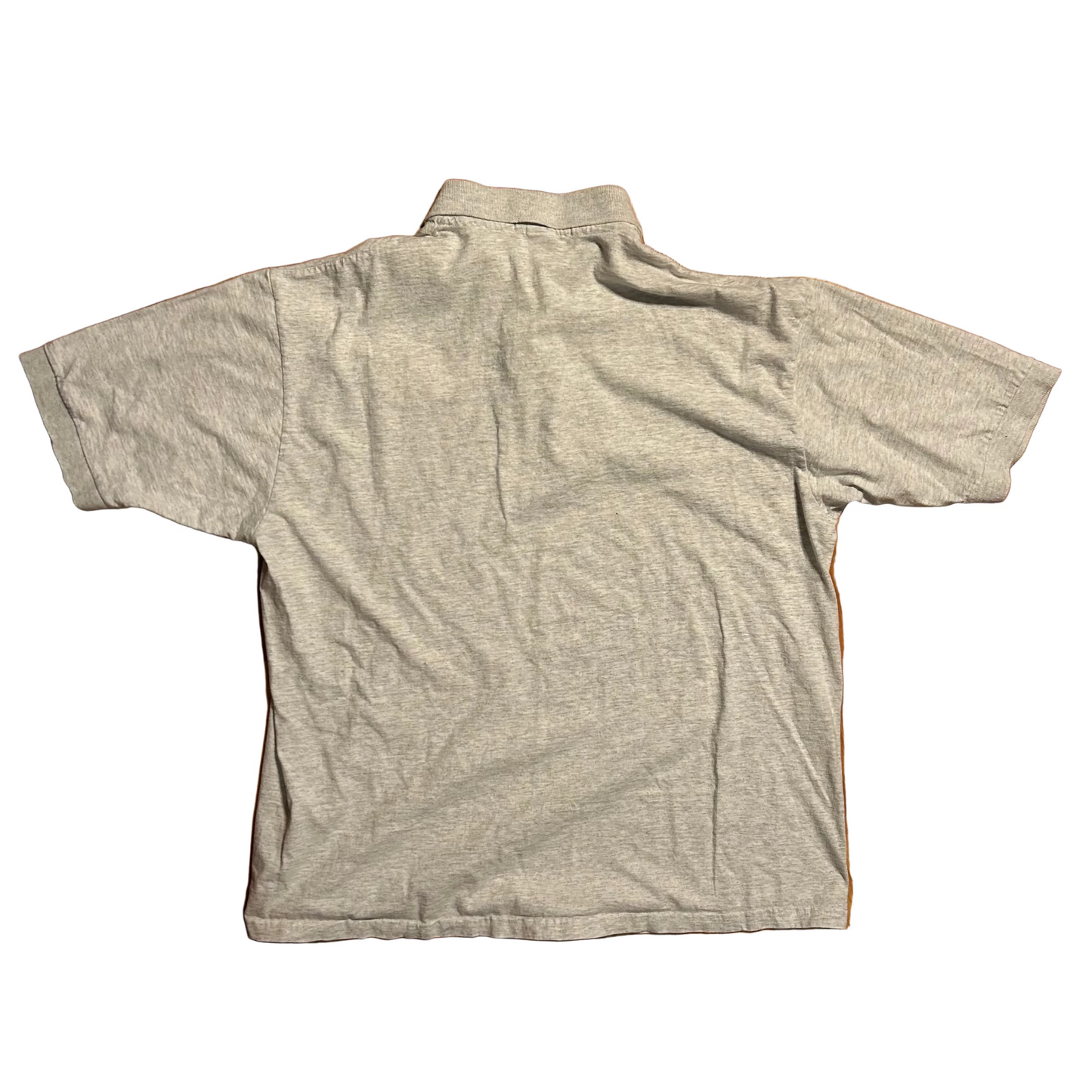 Jerzees IU Indiana University Hoosiers Grey Polo Collared Shirt - Large - 23" x 27"