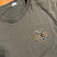 Closer To Nature Further From Idiots Buckwear Deer Green Tshirt - Medium - 21" x 26.5"
