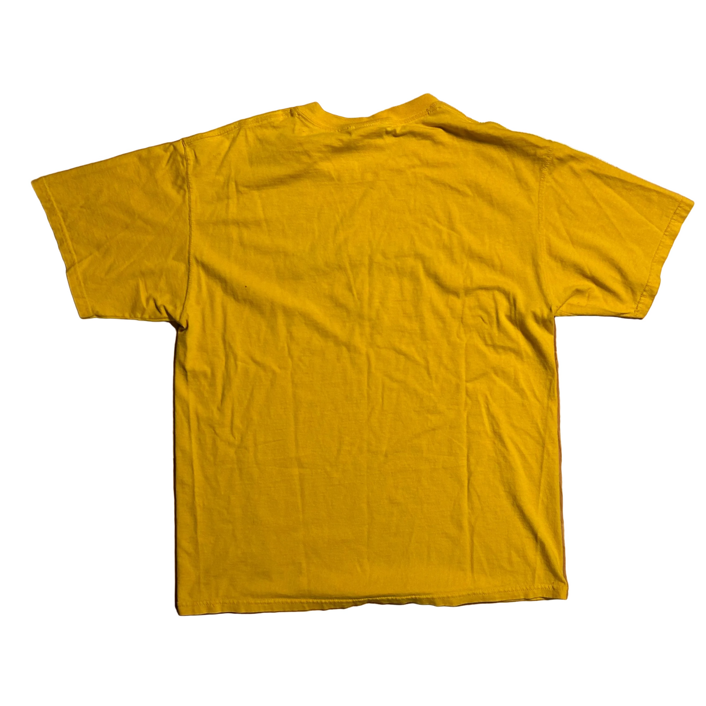 NFL Pittsburgh Steelers Football Yellow Tshirt - Large - 22" x 29"