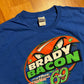 Gildan Brady Bacon 69 Blue Racing Tshirt - Large - 23" x 29"