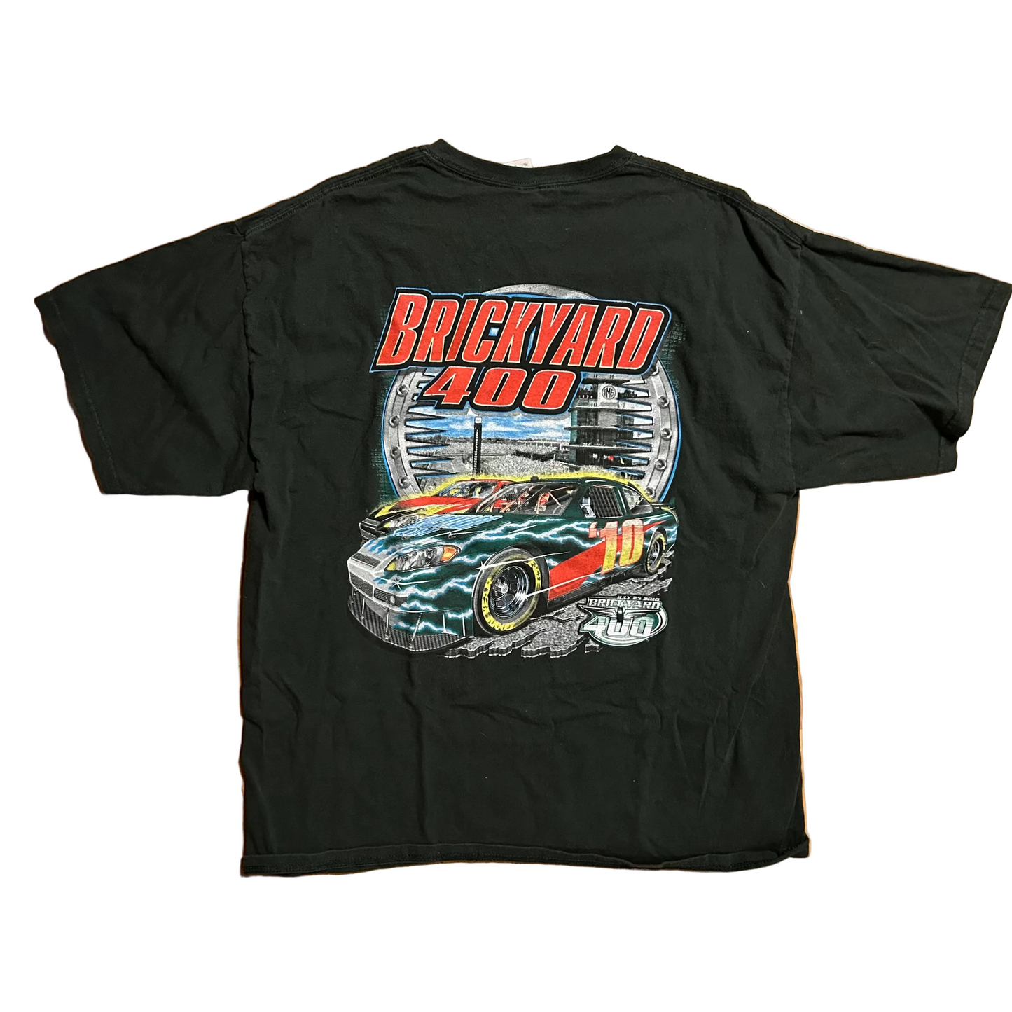 Brickyard 400 NASCAR Green Tshirt - Large - 22.5" x 28"