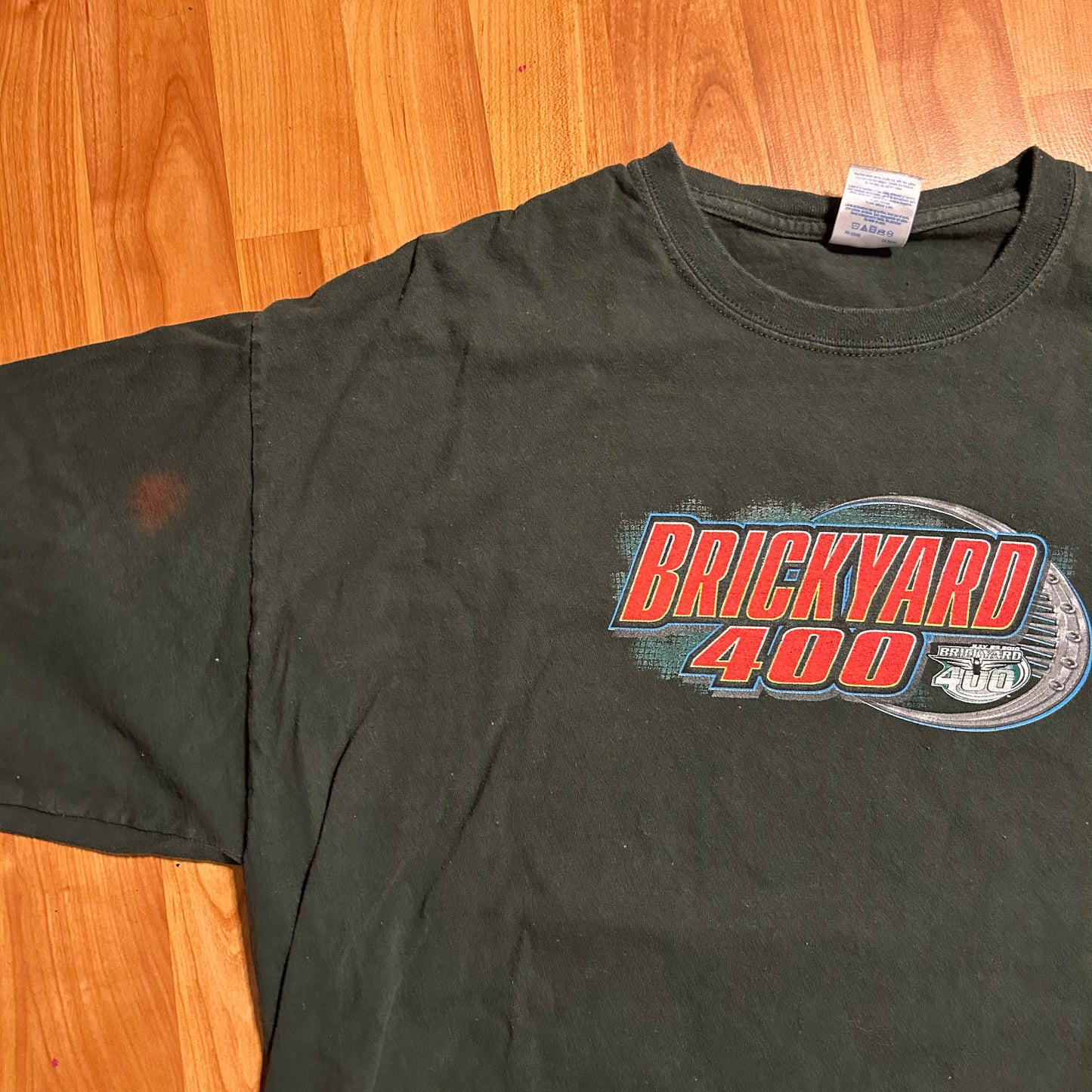 Brickyard 400 NASCAR Green Tshirt - Large - 22.5" x 28"