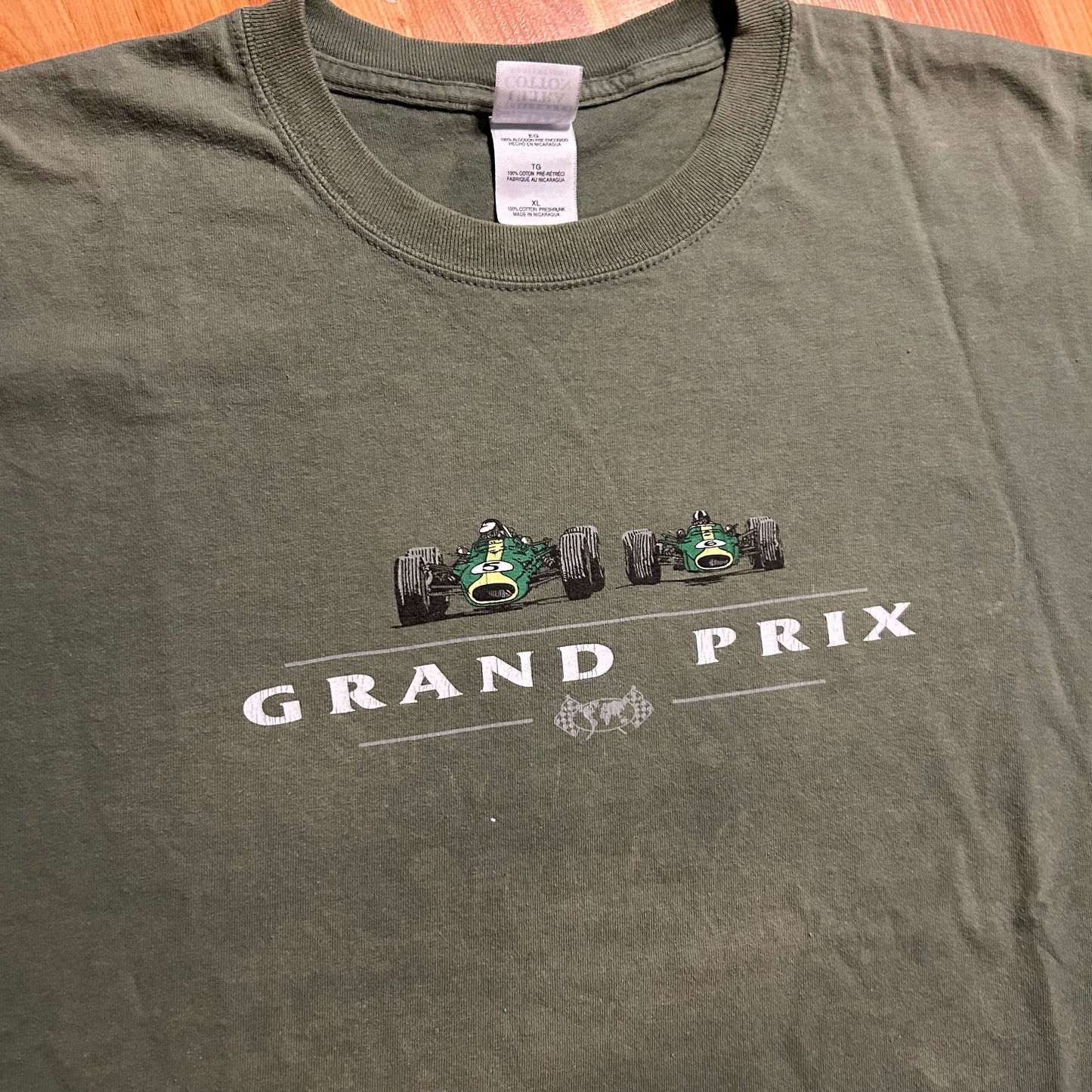 Grand Prix Racing Green Tshirt - XLarge - 24.5" x 30"