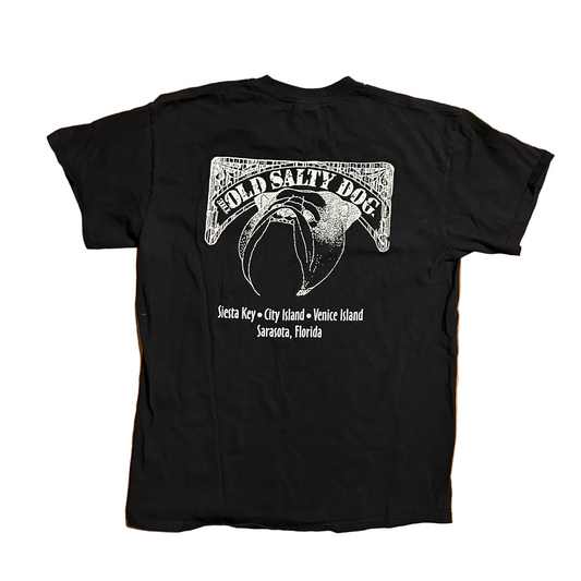 Old Salty Dog Black Tshirt - Small - 19" x 27"