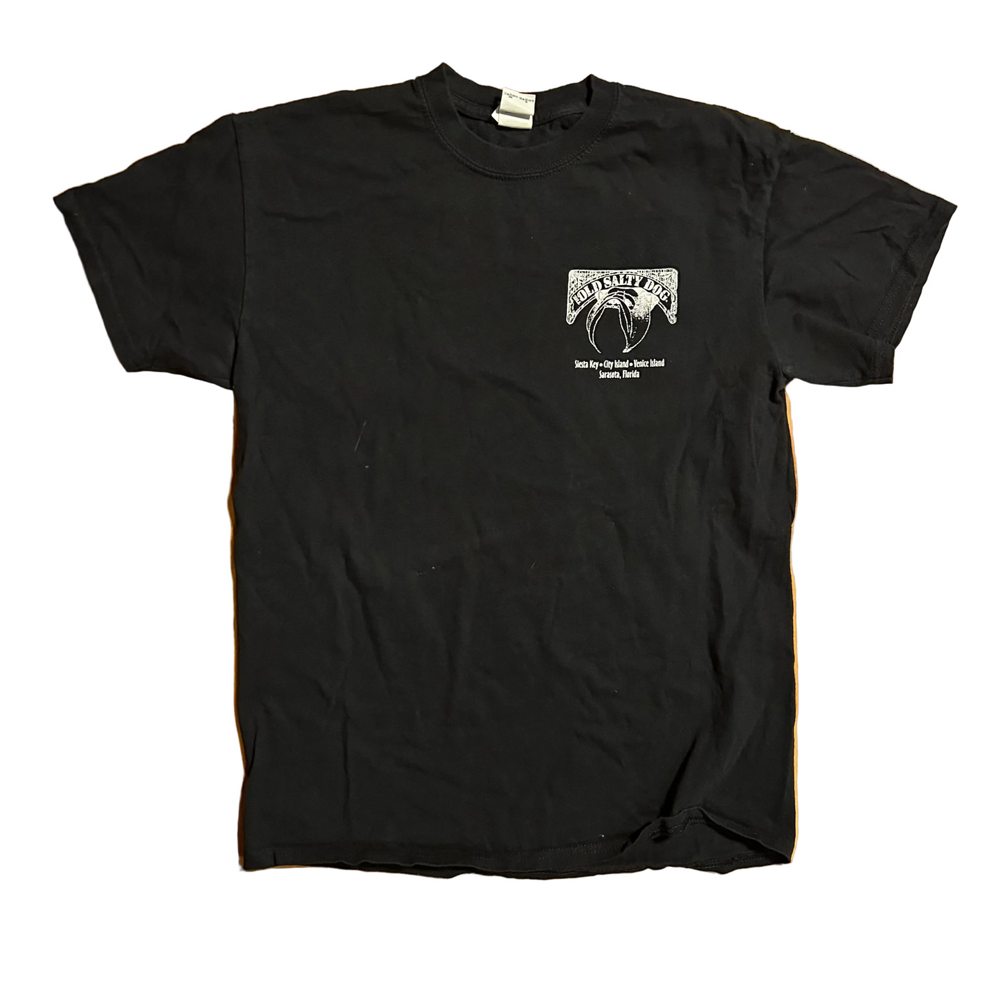 Old Salty Dog Black Tshirt - Small - 19" x 27"