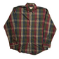 90’s McGregor Classic Red Blue Green Plaid Button Down Shirt - XLarge - 24" x 31.5"