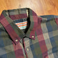 90’s McGregor Classic Red Blue Green Plaid Button Down Shirt - XLarge - 24" x 31.5"