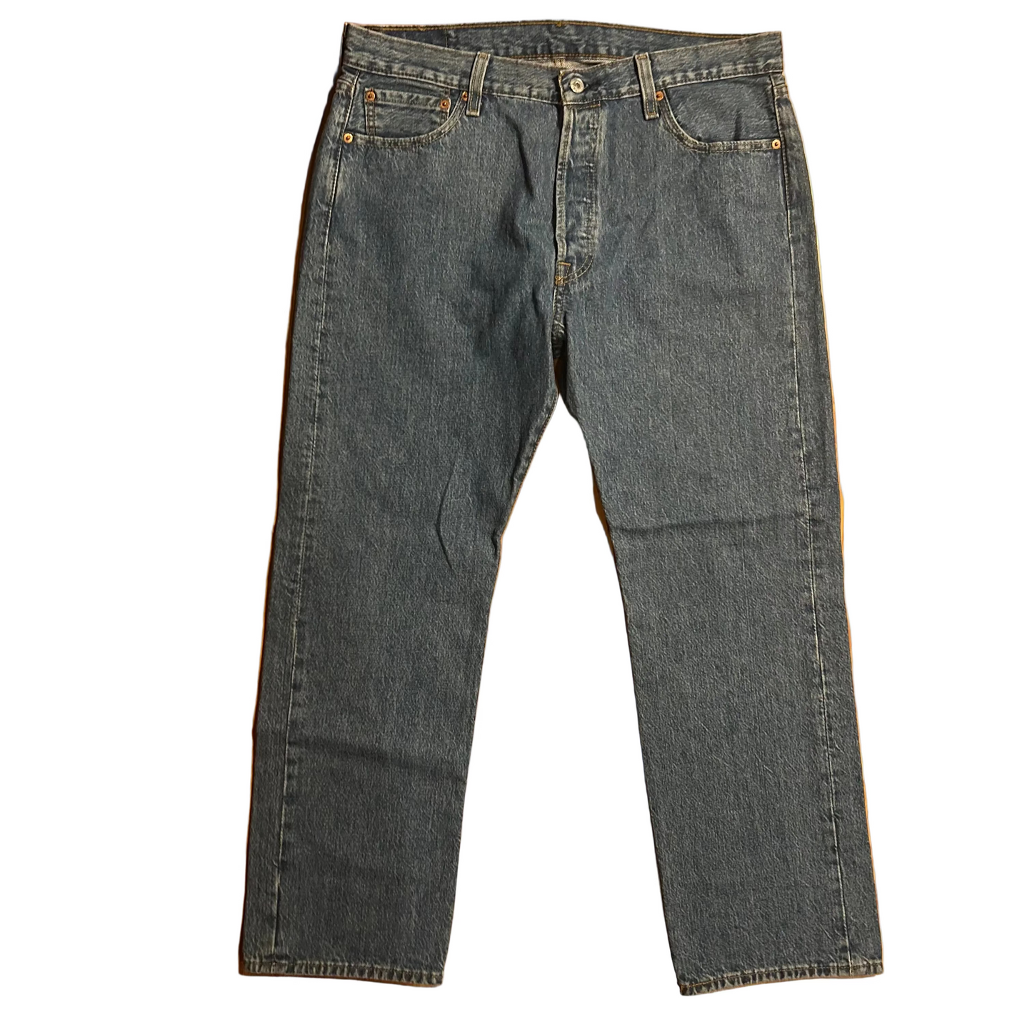 Levi 501 Denim Blue Jeans - 37" x 30"