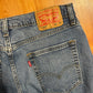 Levi 512 Denim Blue Jeans - 33" x 26.5"