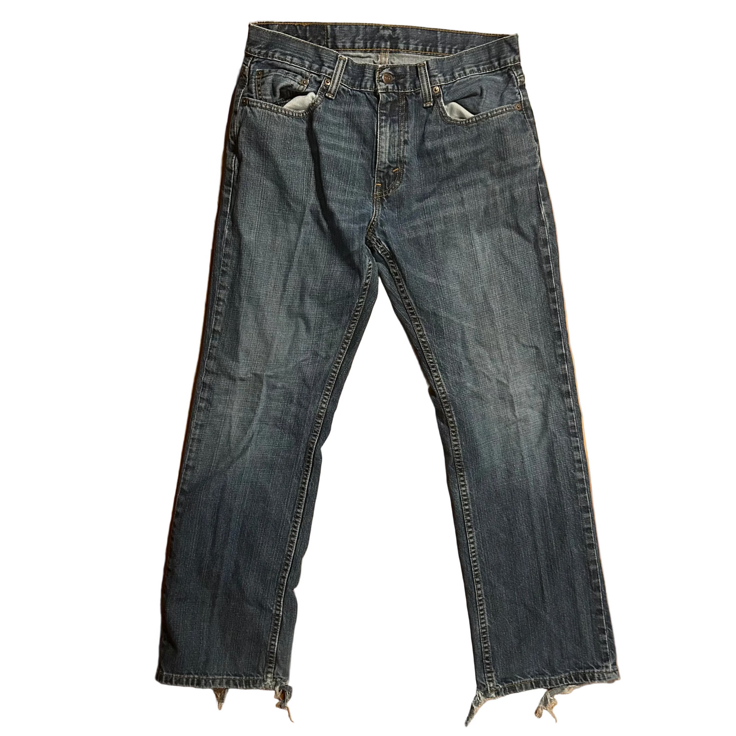 Levi 559 Distressed Denim Blue Jeans - 32" x 30"