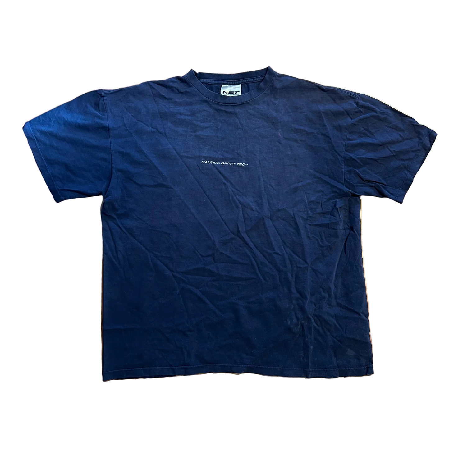 90's Nautica Navy Blue Tshirt - XLarge - 25" x 28"