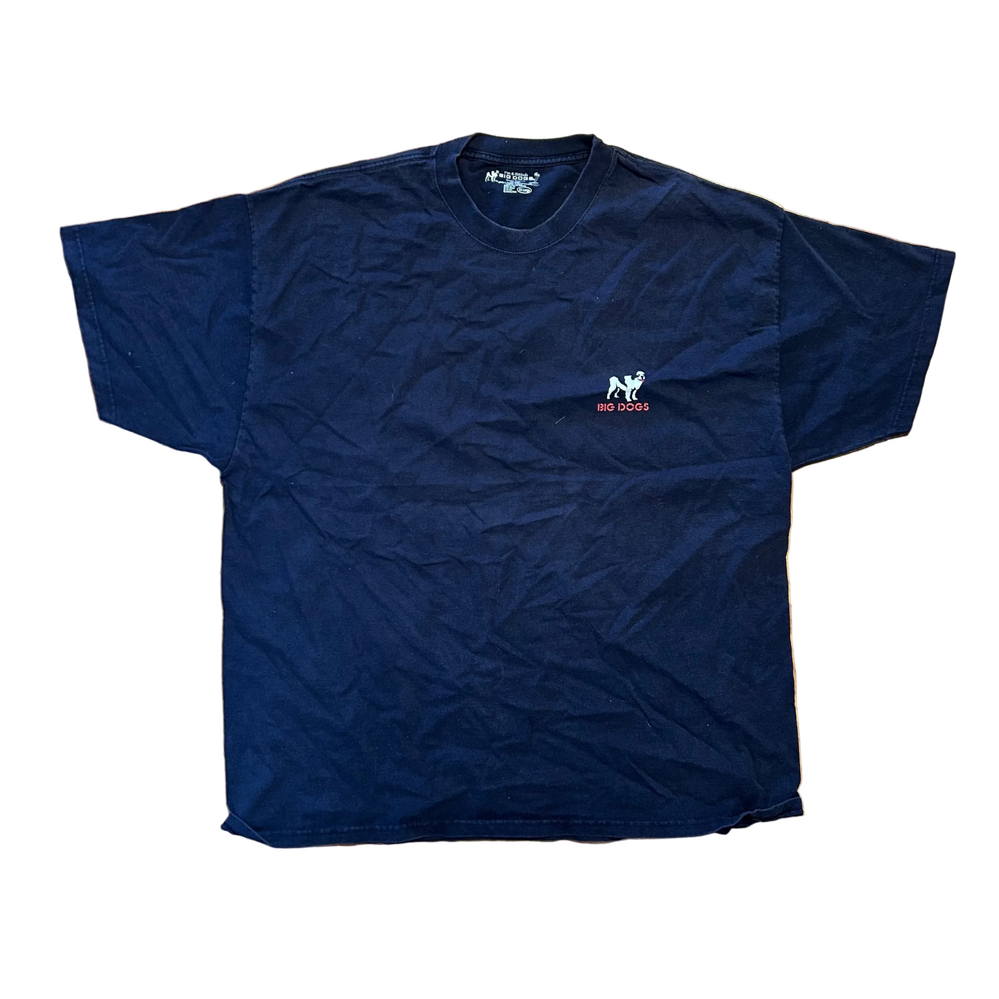 Big Dogs All American Muscle Cars Navy Blue Tshirt - XLarge - 25" x 30.5"