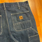 Carhartt Carphartt Denim Blue Carpenter Jeans - 34" x 30"