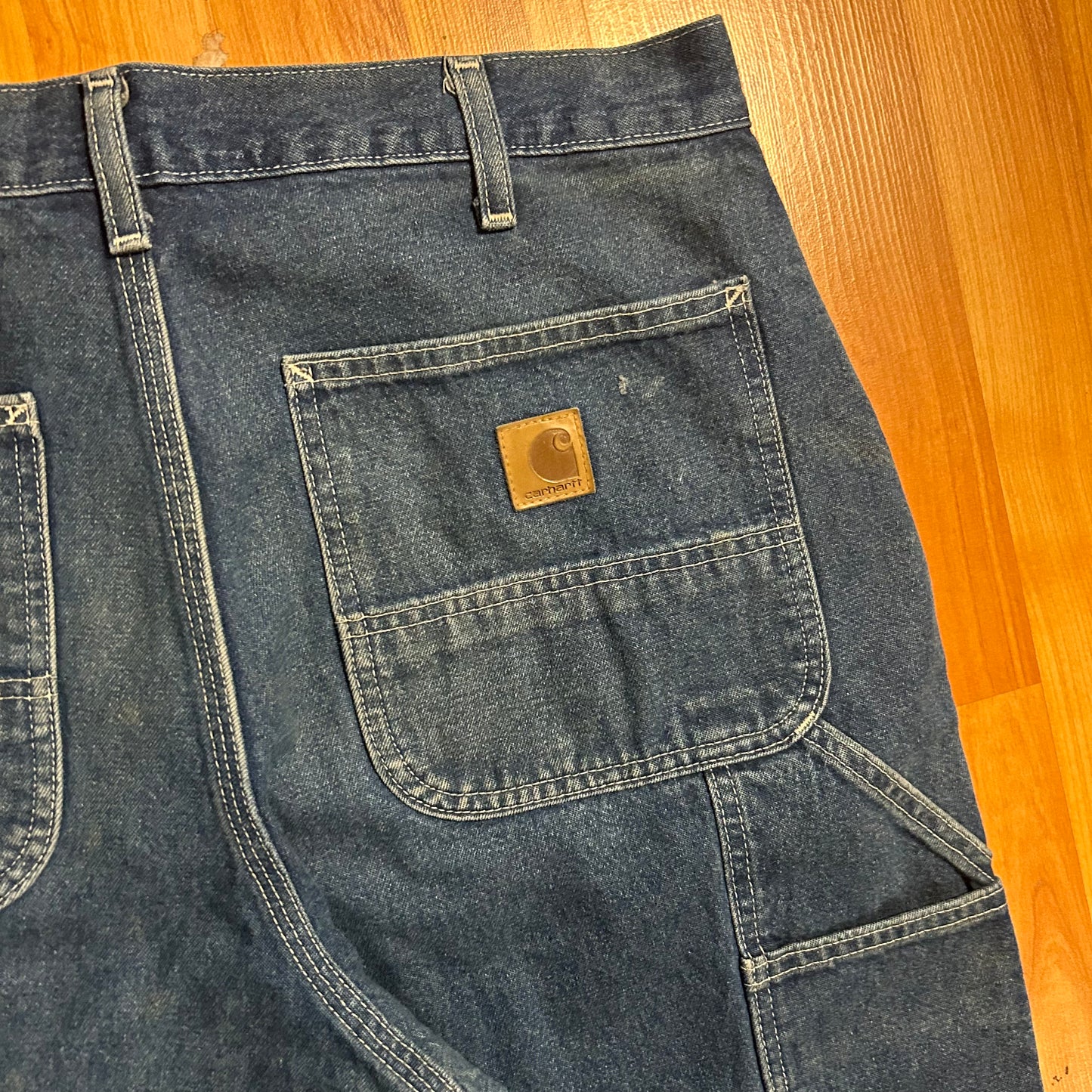 Carhartt Carphartt Denim Blue Carpenter Jeans - 34" x 30"