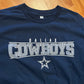 Dallas Cowboys NFL Navy Blue Tshirt - Medium - 21" x 29.5"