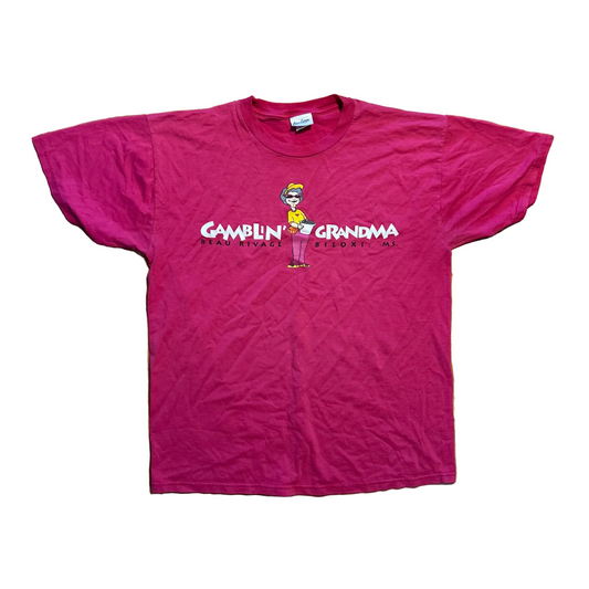 Gamblin Grandmas Beau Rivage MS Pink Tshirt - Large - 22" x 28"