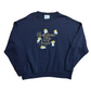 90’s Grandmas Little Angels Navy Blue Embroidered Crewneck Sweatshirt - Large - 23.5" x 26"