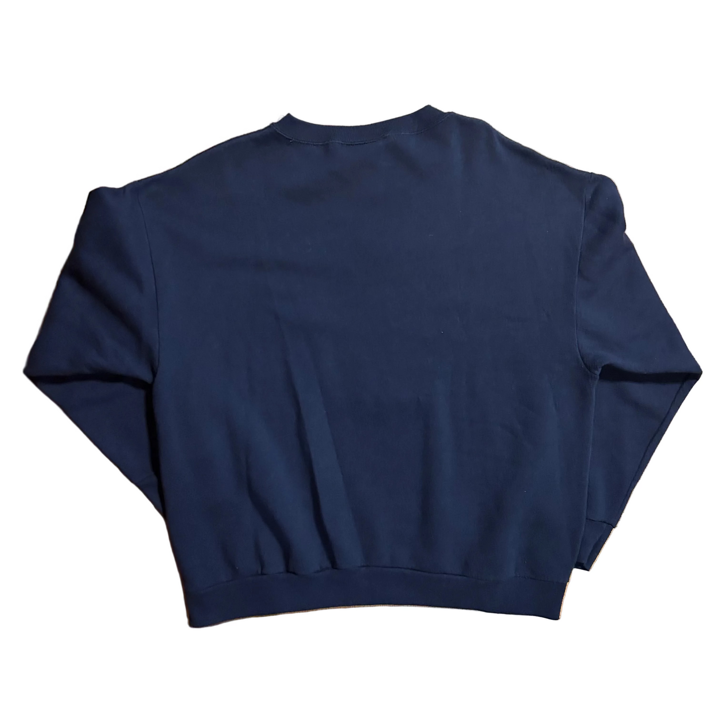 90’s Grandmas Little Angels Navy Blue Embroidered Crewneck Sweatshirt - Large - 23.5" x 26"