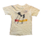 80/90's Ocean Pacific Yellow White Tshirt - Small - 18" x 25"