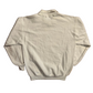 90’s Jerzees Flower White Collared Crewneck Sweatshirt - Medium - 21" x 26.5"