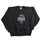 90’s Jerzees Super Sweats Flamingo Embroidered Black Crewneck Sweatshirt - Large - 22" x 26"