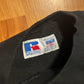 90’s Russell Athletic High Cotton Black Blank Crewneck Sweatshirt - Large - 23" x 24.5"