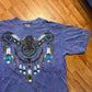 Purple Native American New Mexico Tshirt - Medium - 21" x 27"