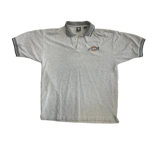 Grey Brownco Polo Shirt - Large - 23" x 29"
