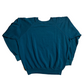 80/90’s Blue Teal Heart Crewneck Sweatshirt - Large - 23.5" x 24.5"