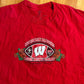 2020 Wisconsin Badgers College University Rose Bowl Pasadena California Red Tshirt - Large - 22" x 28"
