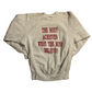 80/90’s Flat Land Body Achieves What Believes M Gymnastics Grey Reverse Weave Crewneck Sweatshirt - Large - 22.5" x 28"