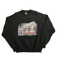 FOTL Black Mobil Oil Crewneck Sweatshirt - Large - 23.5" x 27"