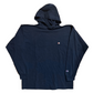 90’s Champion Navy Blue Hoodie Sweatshirt - Large - 23" x 29"