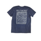 Biltmore Asheville NC Navy Blue Tshirt - Medium - 20" x 28"